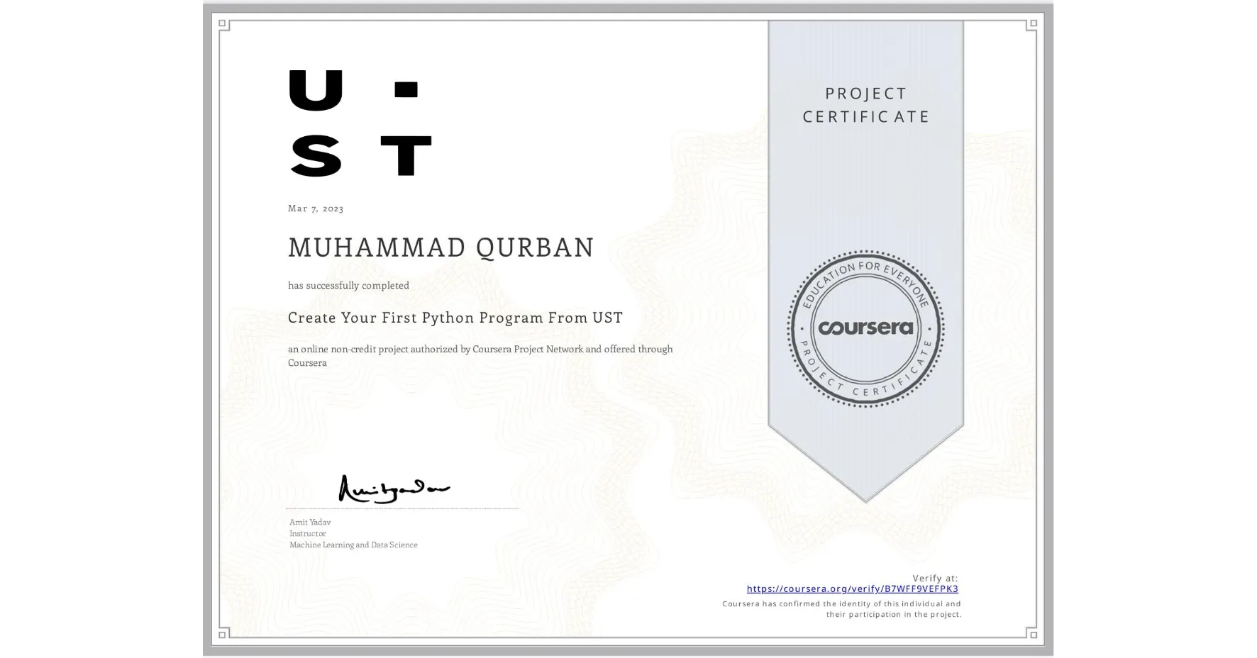 Create Your First Python Program